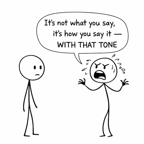 ADHD poor communications perceiving tone that isn't there