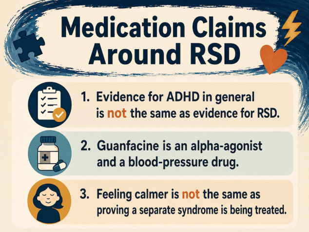 medication claims around rsd aren't always true
